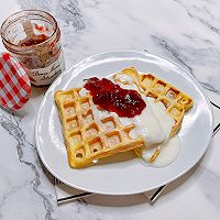 草莓果酱软华夫的做法图解10