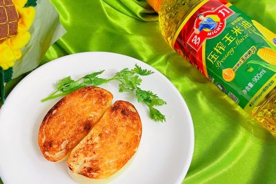 儿时的味道东北风味香煎馍馍