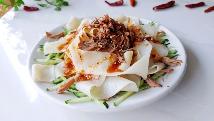 酸辣红油面皮瓜