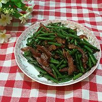 腊肠炒豇豆的做法图解10