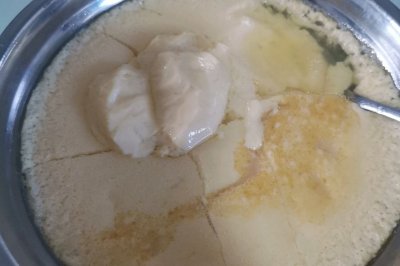 清蒸芙蓉蛋比豆花嫩，加了酱油宝宝爱吃