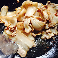 茶树菇干锅五花肉的做法图解4