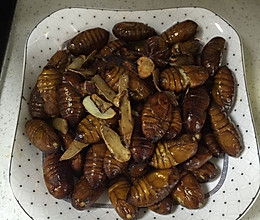 五香炒蚕蛹----非油炸更健康的做法