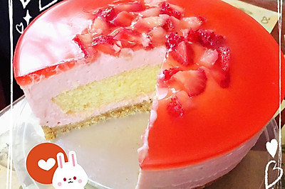 草莓優格凍芝士蛋糕