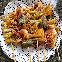 #解腻开胃就吃它#荤素串串的做法图解10