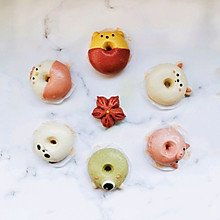 #今天吃什么#【蒸】圣诞范儿的甜甜圈是馒头版的哟
