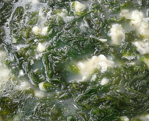 海菜疙瘩汤