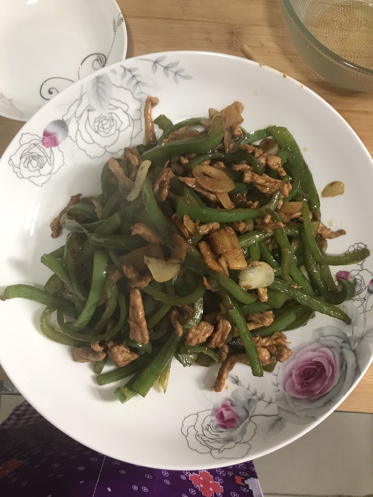 青椒肉丝的做法