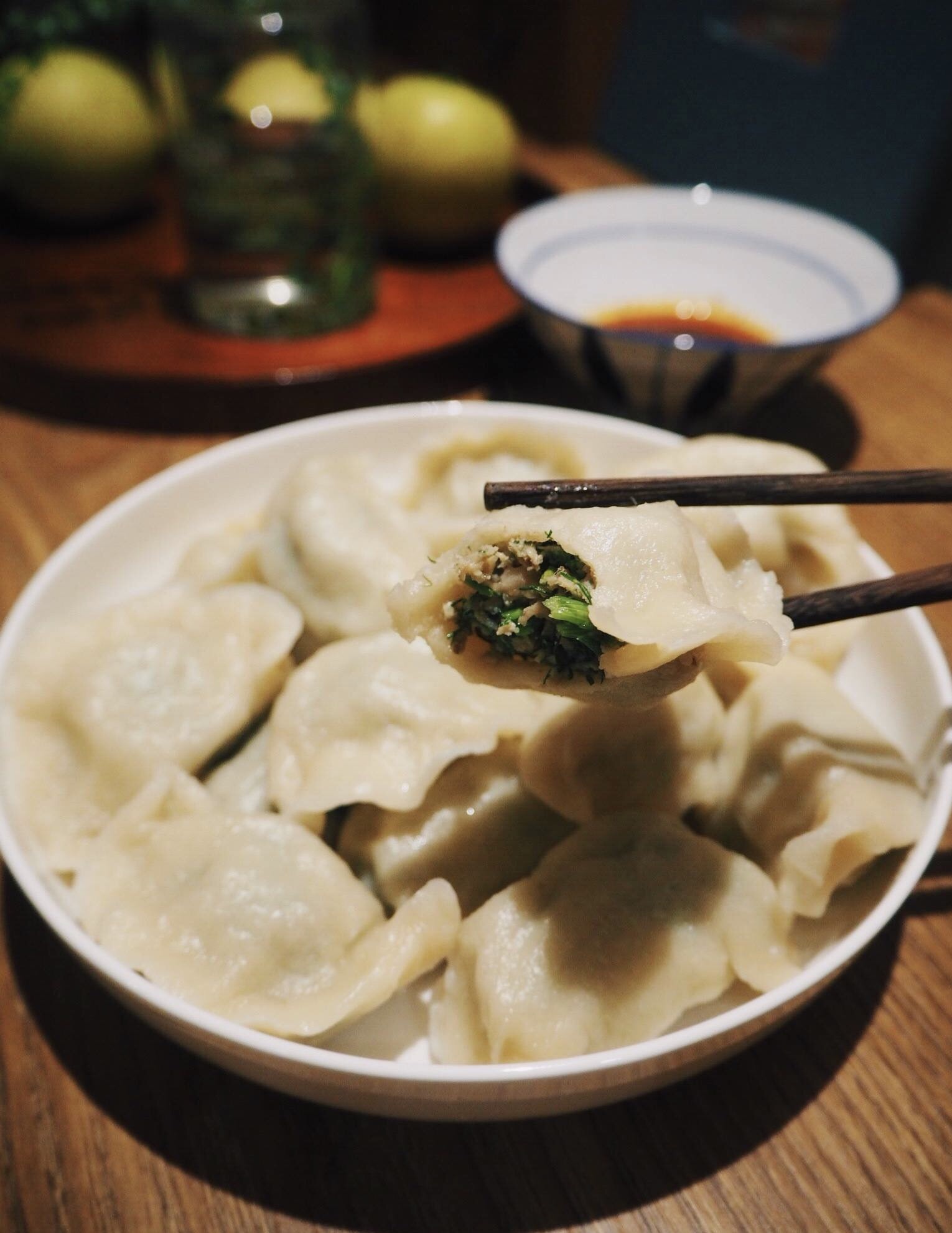 Fennel pork dumpling
