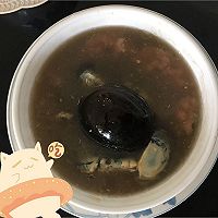 皮蛋肉饼汤的做法图解5
