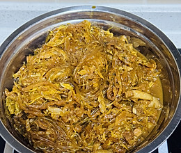 酸菜粉丝炖五花肉的做法