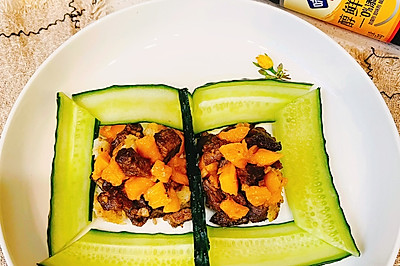 夏日牛肉粒醇香芒
