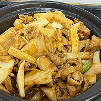 #葱伴侣豆瓣酱能蘸善炒#肥肠煲的做法图解13