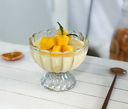 颜值在线～芒果酸奶布丁的做法