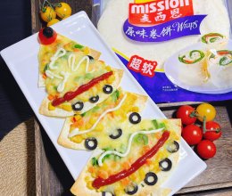 #节日美味就这么简单#卷饼圣诞树的做法