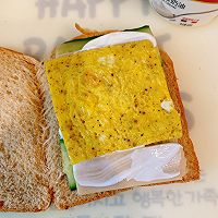 #享时光浪漫 品爱意鲜醇#酸奶油蛋皮三明治的做法图解12