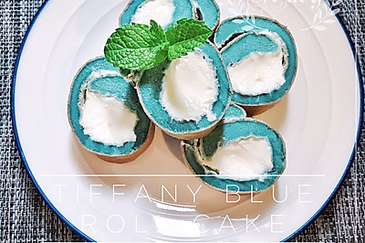 非一般的夏日体验蒂芙尼蓝蛋糕卷（平底锅版）
