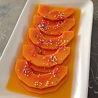 新年水果菜～橙汁木瓜附挑选方法的做法图解5