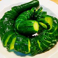 #吃出健康，解决假胖#蓑衣黄瓜的做法图解6