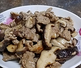 香菇炒肉的做法