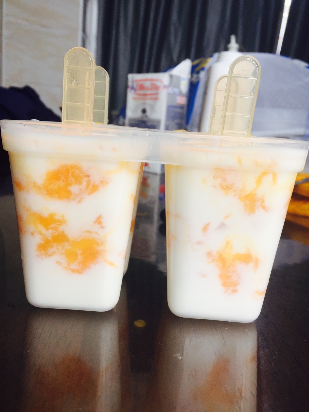 自制芒果酸奶冰淇淋 自制芒果酸奶冰棍_自制芒果酸奶冰淇淋