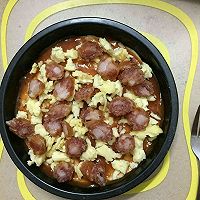 自制烤箱腊肠披萨的做法图解5