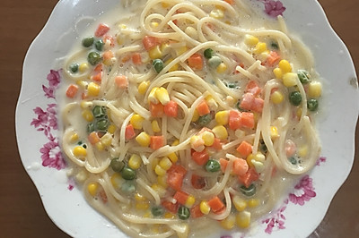 奶汁缤纷意大利面