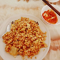 懒人(๑•ั็ω•็ั๑)泡菜炒饭的做法图解5