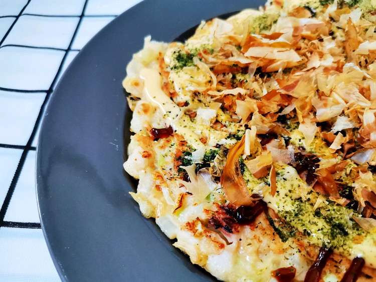 初冬美味:章鱼小丸子的哥哥——日式大阪烧！的做法