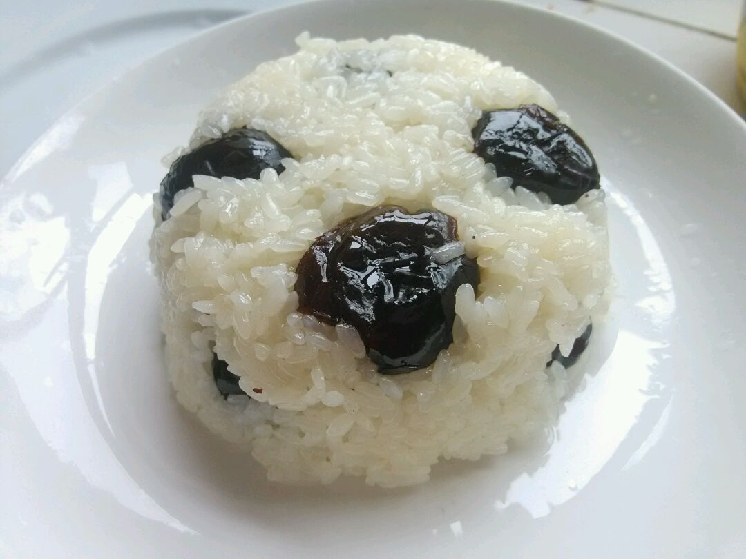 一饭两食--甜枣糯米饭+咸肉糯米饭的做法图解9