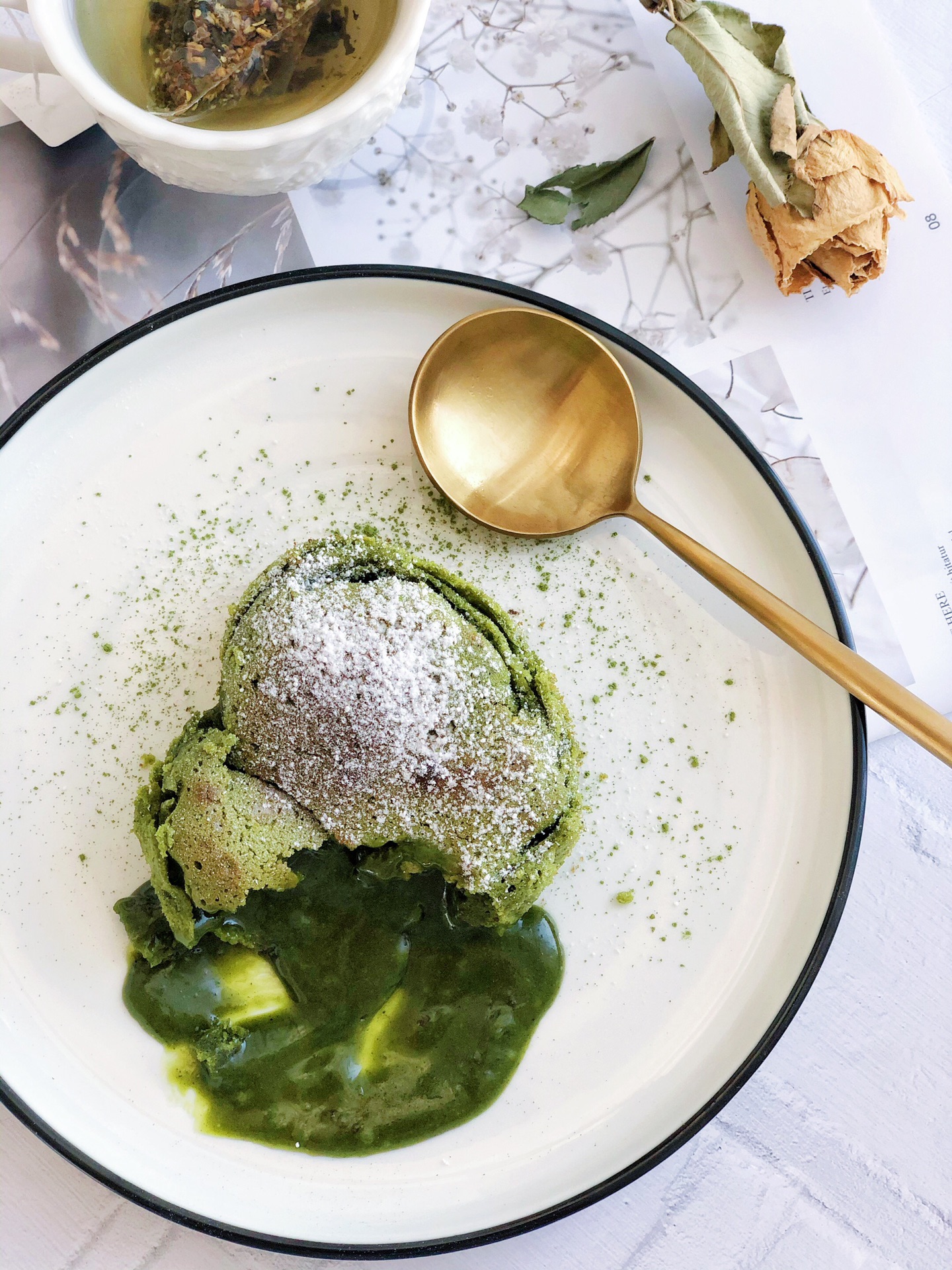 Matcha Lava Cake