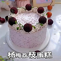 杨梅荔枝蛋糕的做法图解7