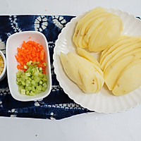 芝士土豆泥圣诞树附视频#安佳烘焙学院#的做法图解1