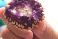 椰蓉紫薯球的做法