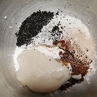 汤种黑芝麻红糖吐司【烤箱食谱】的做法图解2