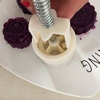 纯紫薯糕的做法图解4