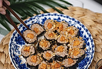 咸蛋黄海苔猪肉卷的做法