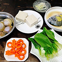 清蒸海鲫鱼+河蚌杂蔬汤#KitchenAid的美食故事#的做法图解4