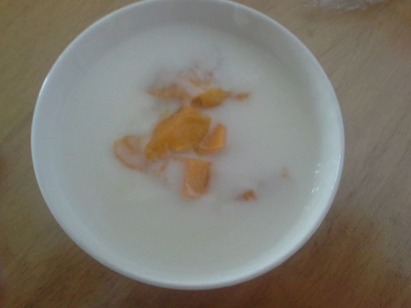 [饭后甜品]芒果酸奶