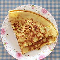 奶香苹果蛋饼的做法图解3
