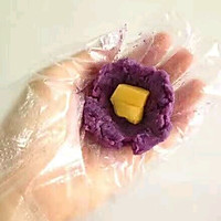 紫薯芒果珍珠球的做法图解3