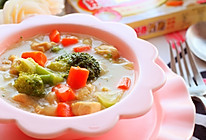 #好侍西趣试用#鸡肉蔬菜浓汤的做法