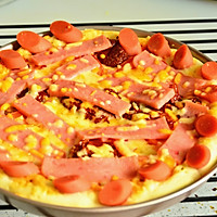 番茄火腿披萨的做法图解7