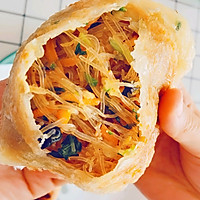 手抓饼素什锦包子的做法图解8