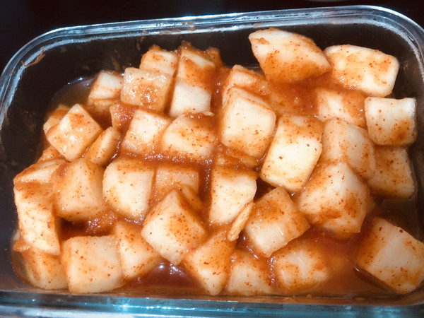 朝鲜族小菜——酸萝卜