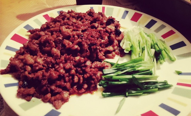 新式京酱肉末taco