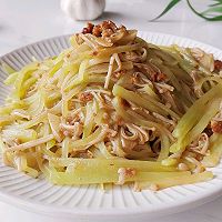 酱肉莴苣金针菇的做法图解7