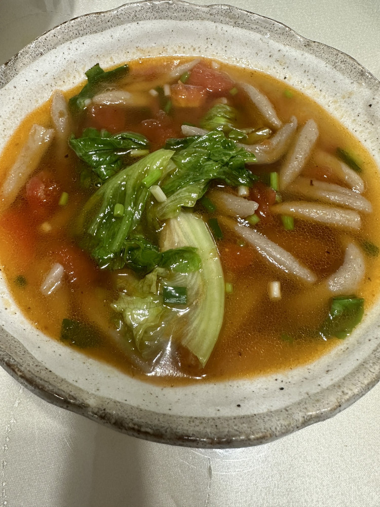 低脂营养 面疙瘩汤 超好吃的做法