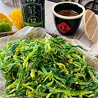 春天的美-蒸面条菜的做法图解5