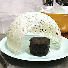 “白色的恋人”，巧克力珍珠球vs巧克力岩溶蛋糕